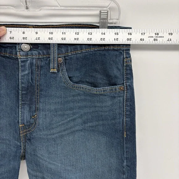 Levi's Men's 502 Tapered Jeans Blue Regular Denim Men 32x30 - Picture 3 of 9